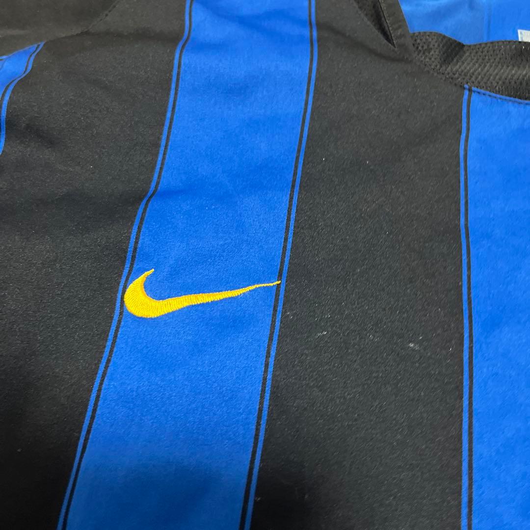 【90s】インテル　サッカー　ユニフォーム　18番　ブルガリア製　XL