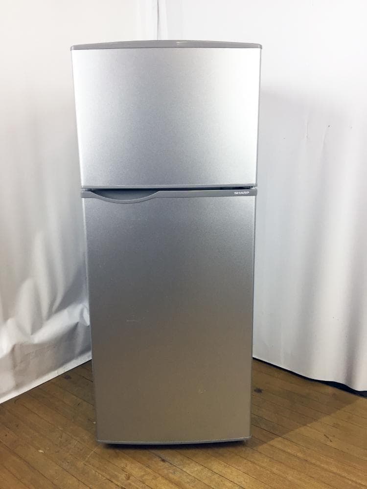 30日迄!SHARP 118L 冷蔵庫【SJ-H12W-S】