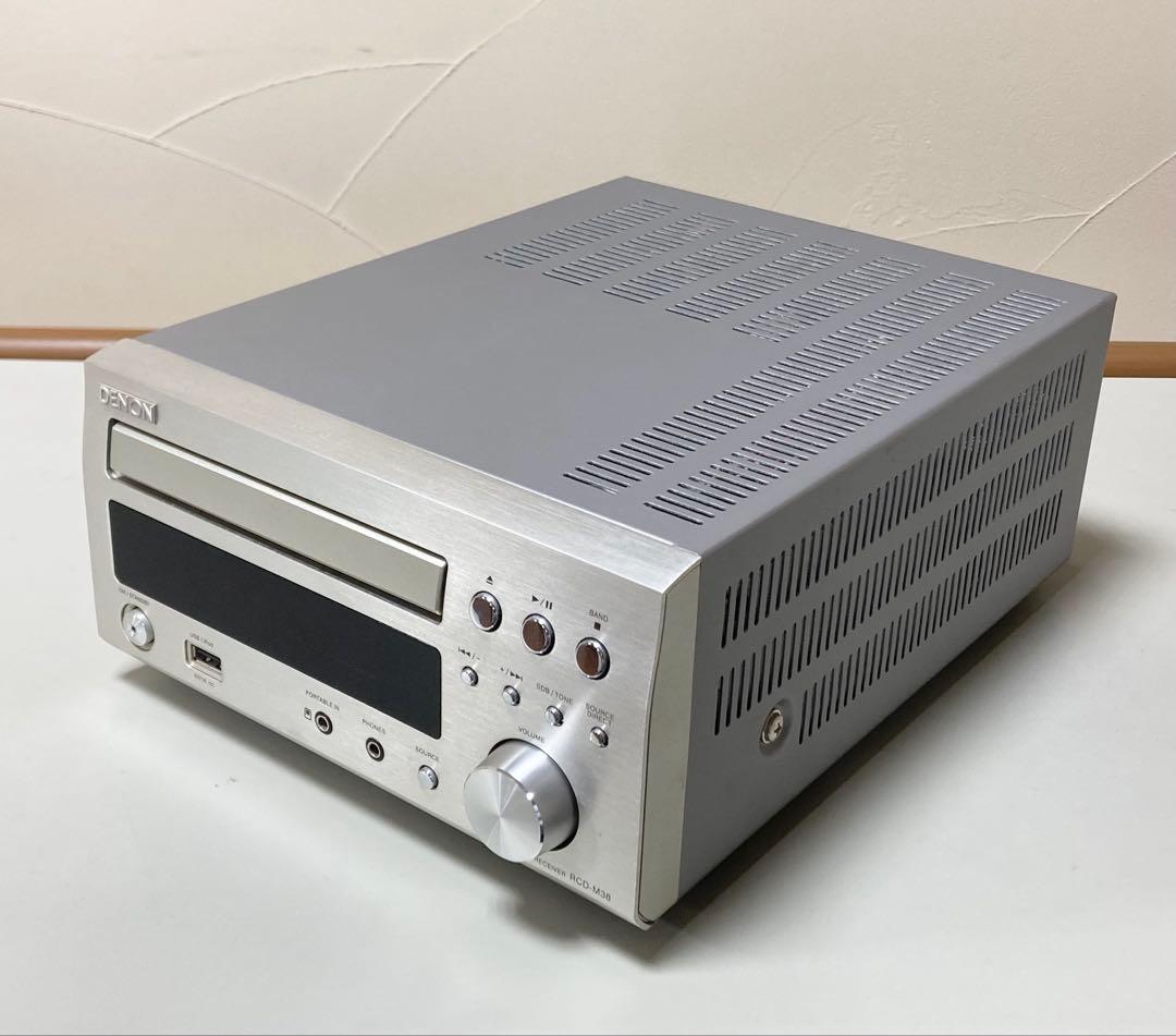 DENON CDレシーバー RCD-M38 リモコン付 良好品