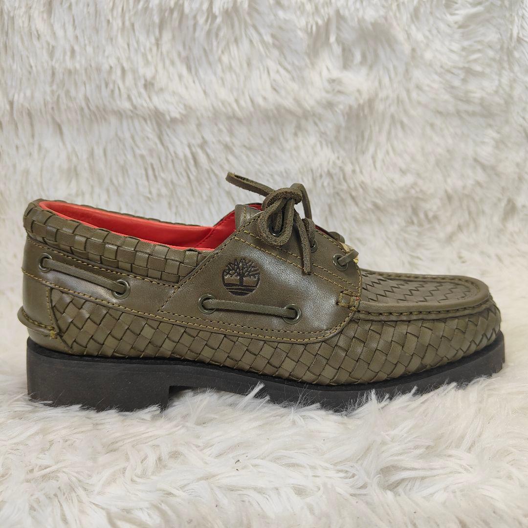 新品希少✨ティンバーランド × シュプリーム ウーブン3アイ ラグ 緑