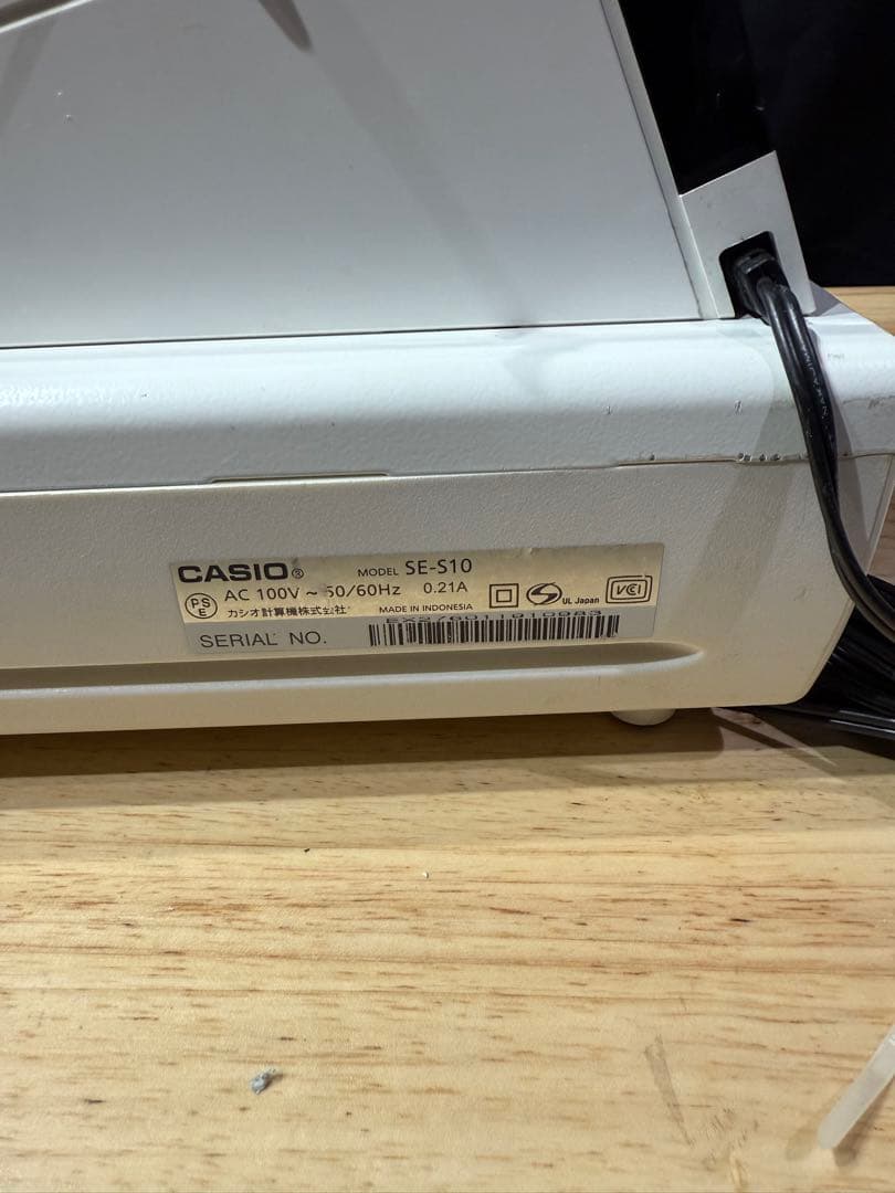 カシオ　レジスター　SE-10 簡易動作確認済み　中古