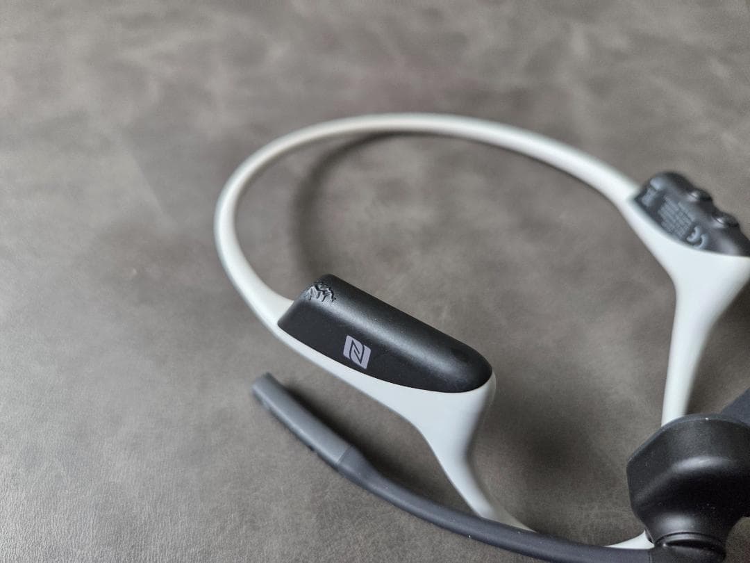 AfterShokz OpenComm Light Grey 骨伝導