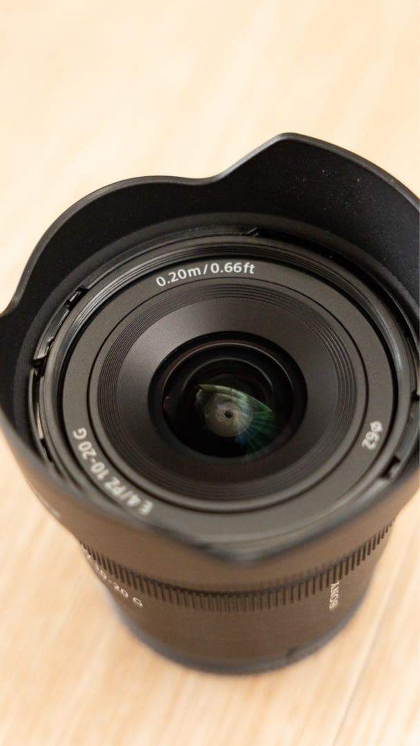 SONY E 4/PZ 10-20 G ズームレンズ