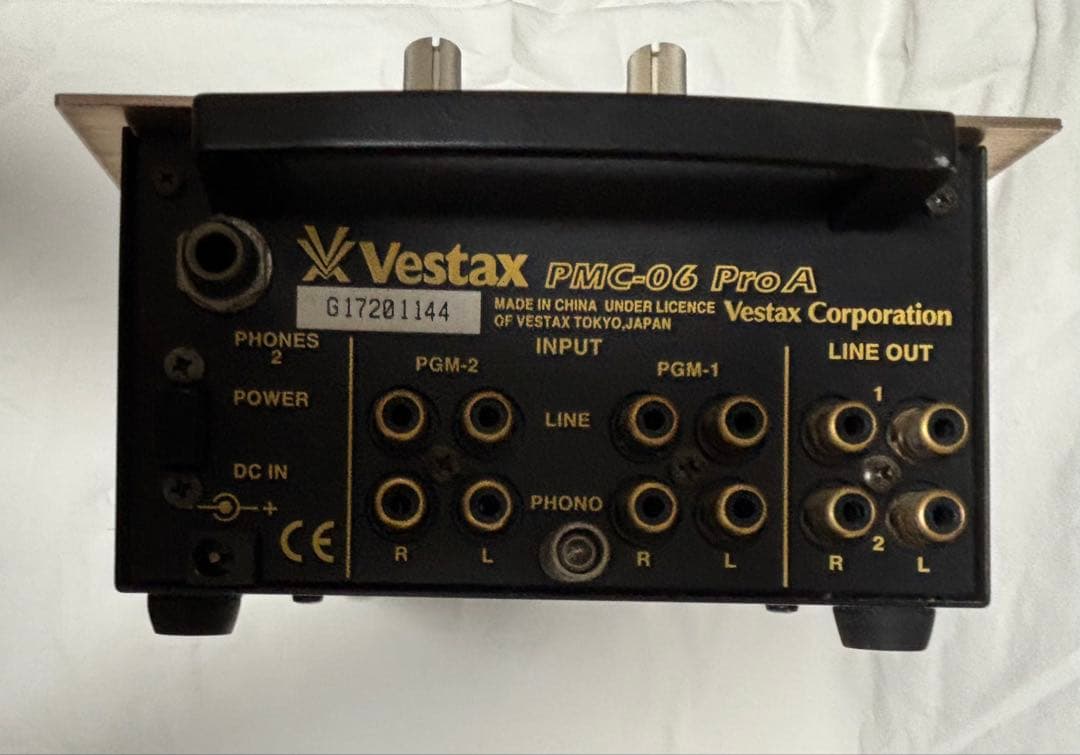 Vestax PMC-06 Pro A DJミキサー 純正アダプター付 ジャンク