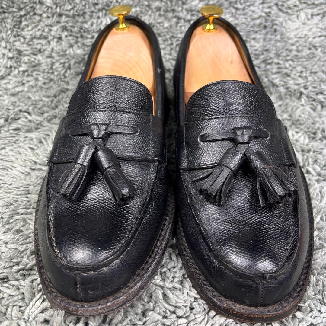 【美品】リーガル 679（26）タッセル　ローファー　シボ革　黒
