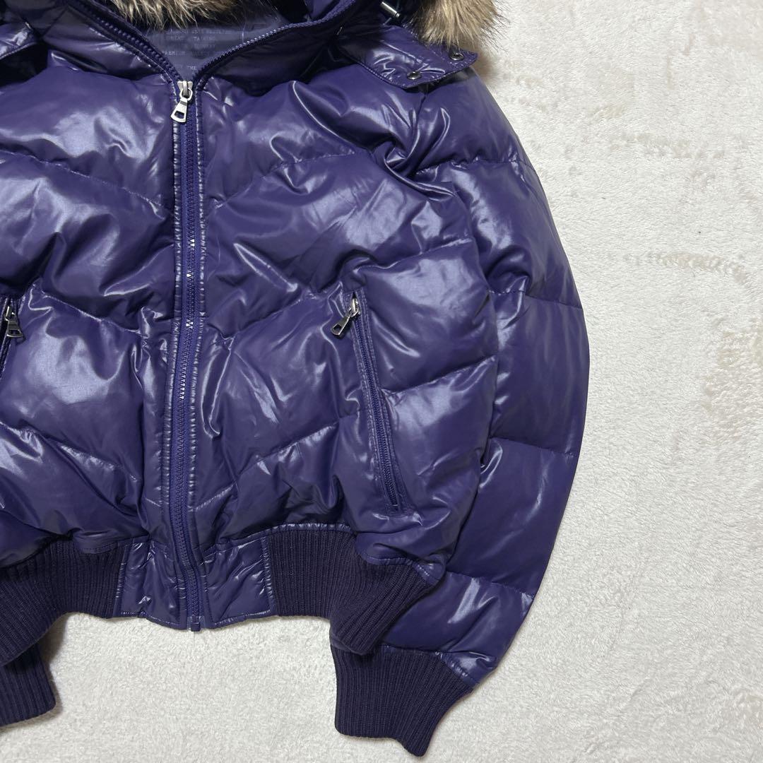 未使用級 00s オールドユニクロ 3way ダウンジャケット 光沢 y2k 紫