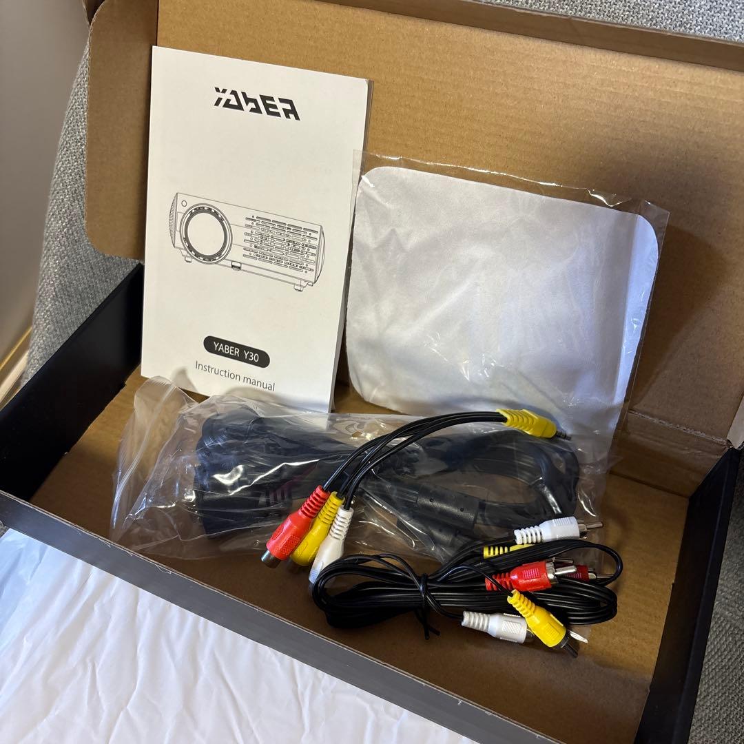 【美品】YABER プロジェクター 12000lm(1920*108)