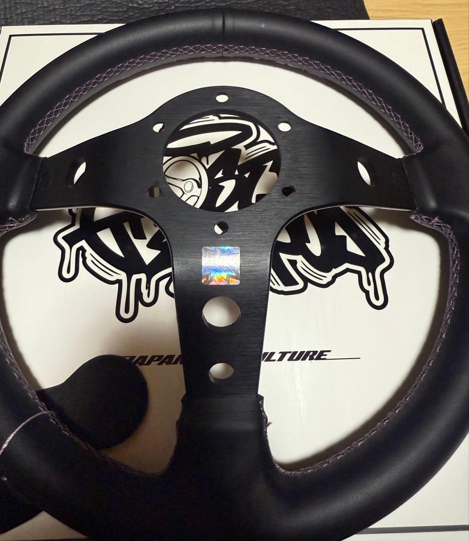 GHOST EXPOD ステアリング　sixth　purple 紫　おまけつき!