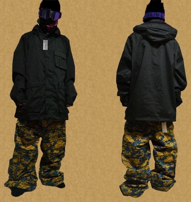 スノーボード パンツ ウェア ウエア 黒ブラック Lサイズ