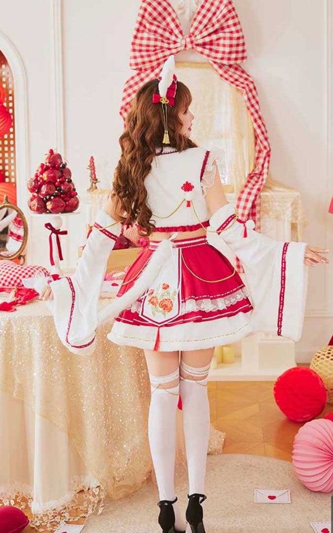 ロマンティックブルーム巫女キャット　8点セット　Malymoon/マリームーン