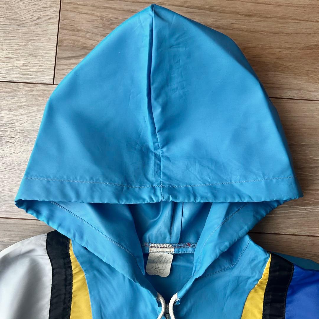 60s ビンテージ ナイロン アノラック パーカー モンドリアン コディアック