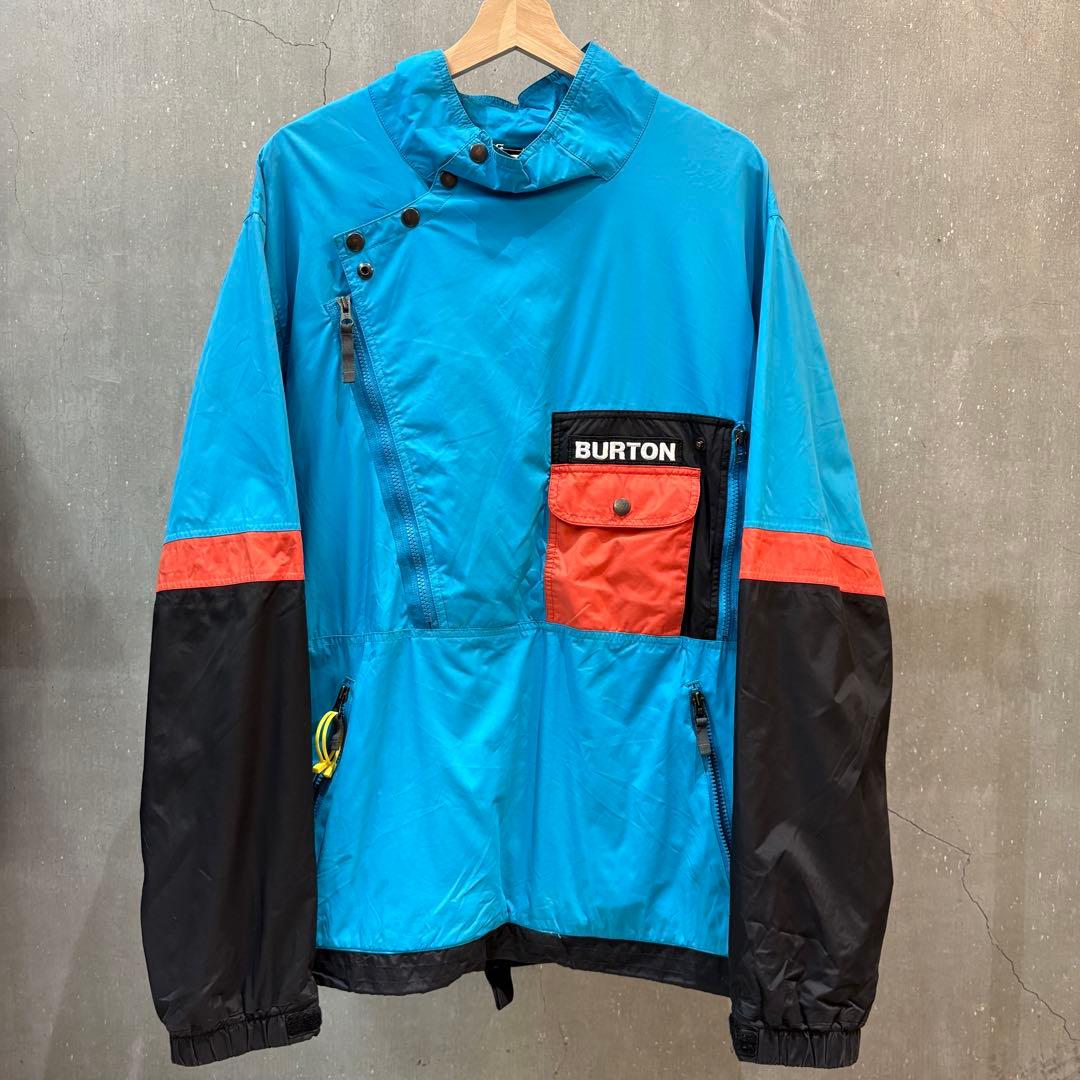 90s BURTON フロスナー アノラックジャケット 斜めジップ ボードウェア