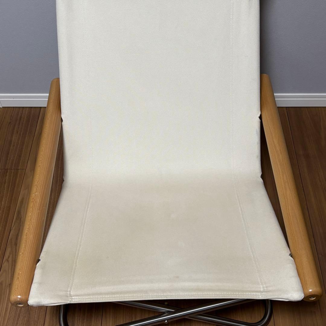 Nychair X ニーチェアX ホワイト ナチュラル 折りたたみ椅子