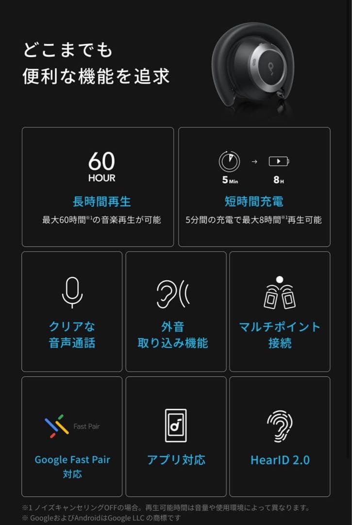 【最安値】Anker Soundcore Space One Pro