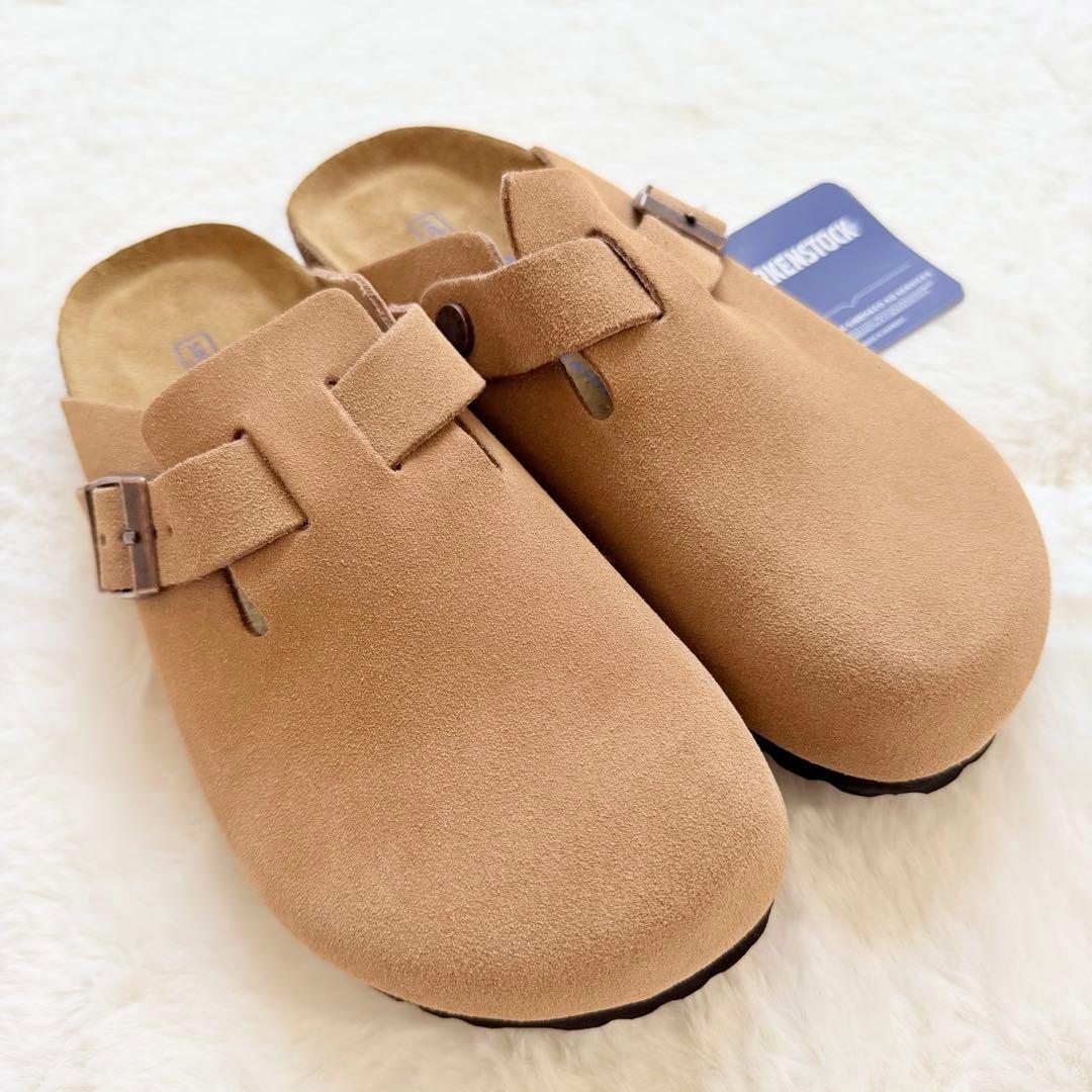 新品✨BIRKENSTOCK ボストン 37 24㎝　ナロー　サンダル　ベージュ