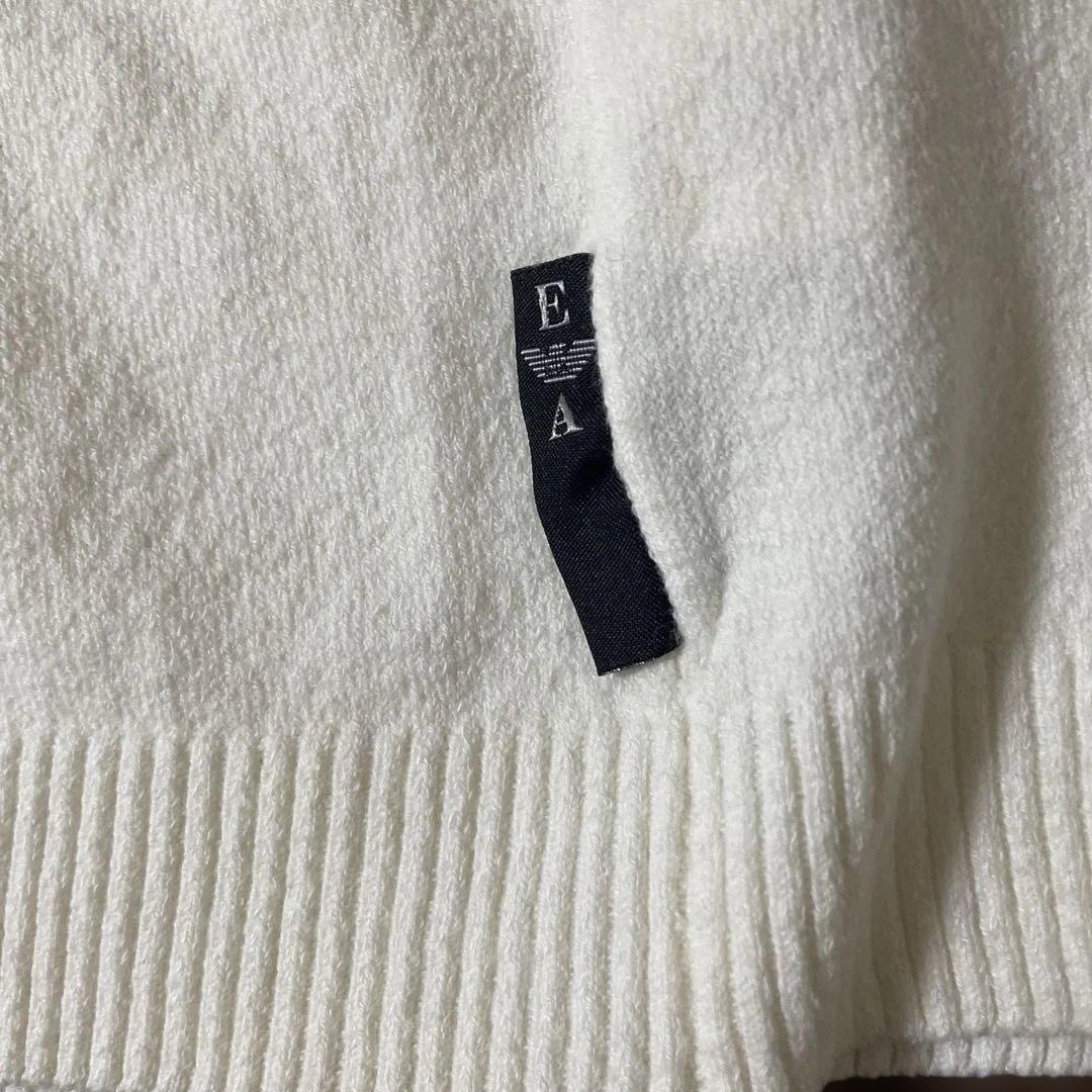 EMPORIO ARMANI オフホワイトメンズニット　L