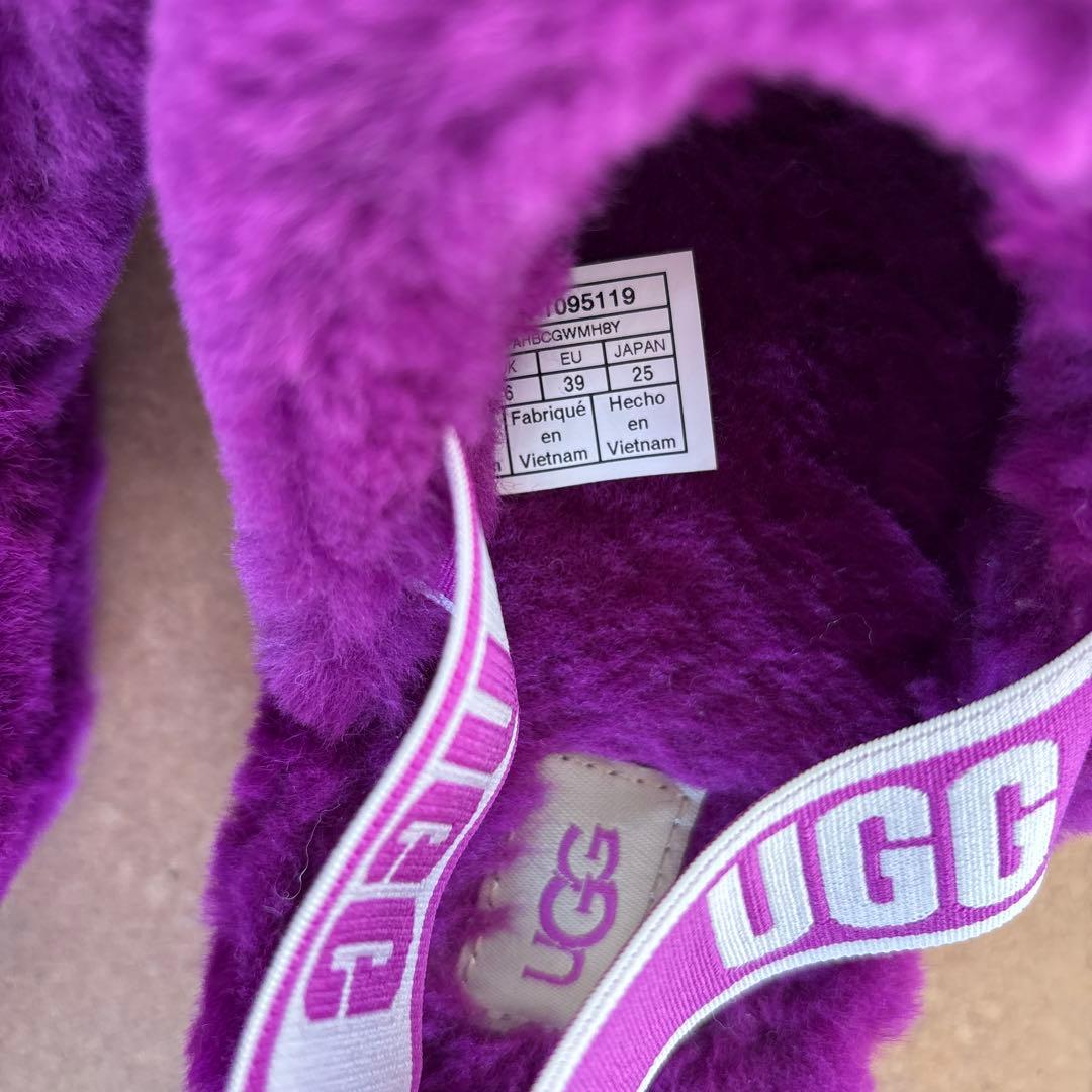 UGG パープル サンダル 39サイズ