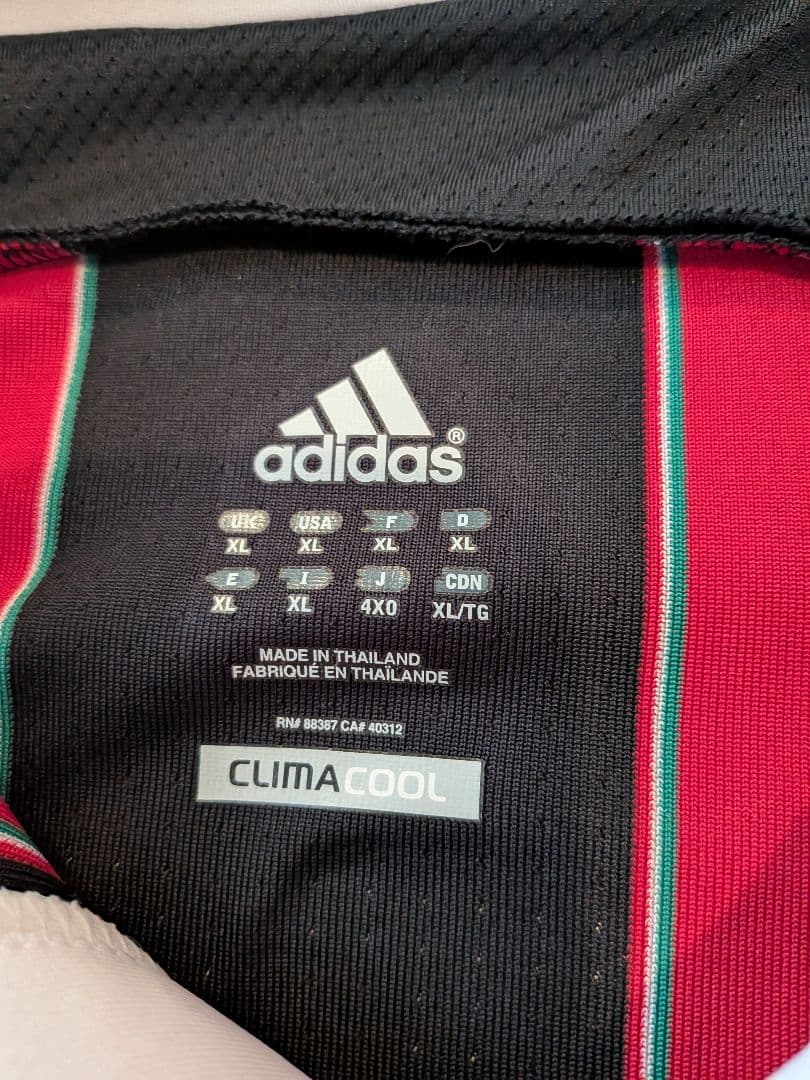 adidas Milan12/13ユニフォーム長袖CL用No.18モントリーボ