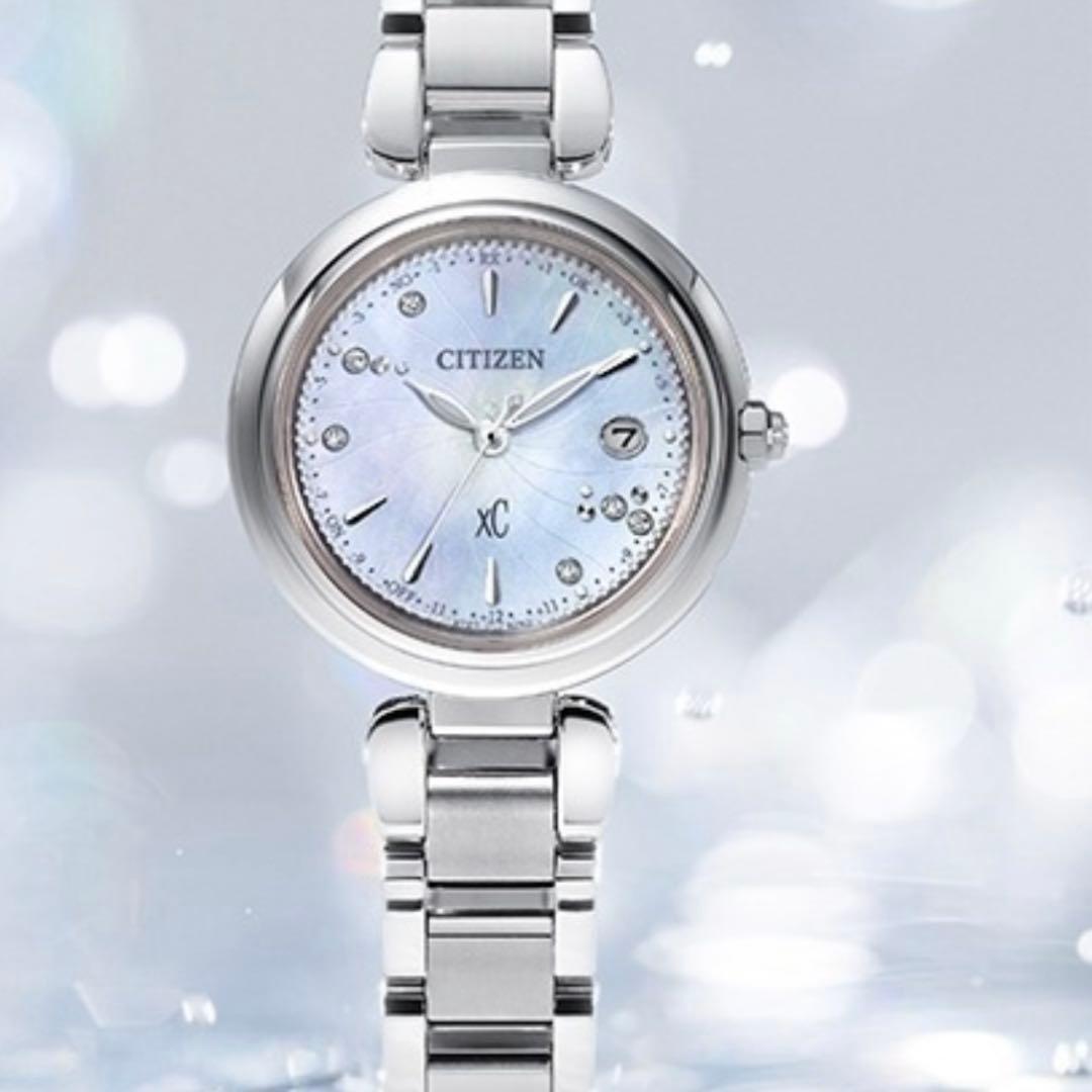 希少✨美品✨1600本限定モデル シチズン クロスシー　ダイヤモンド 白蝶貝