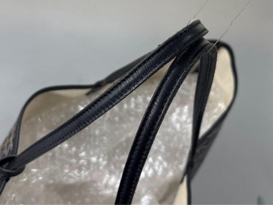 Goyard トートバッグ ブラック/グレー 大容量 ポーチ付き