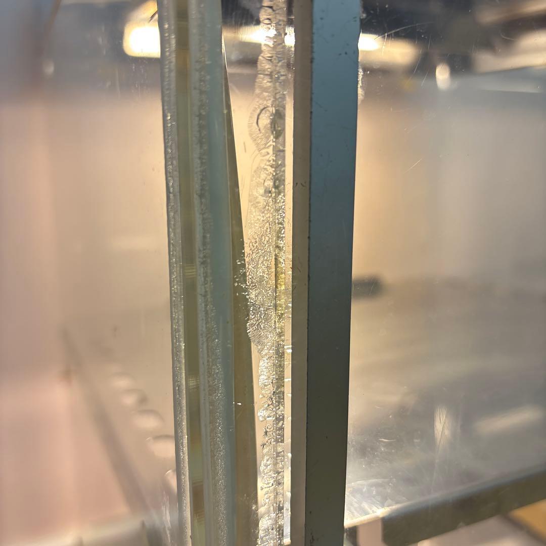 常温ショーケース 透明 ガラス製 100V 40W フジマック