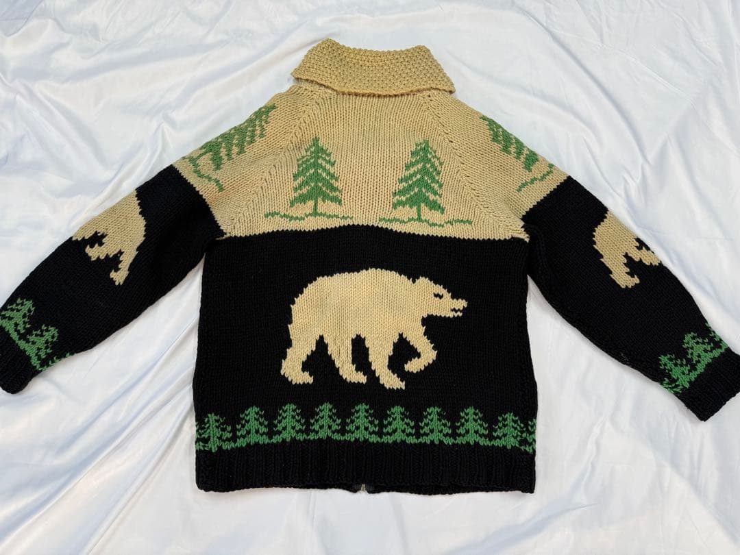 カウチンセーター　ビンテージ　古着　サイズL相当
