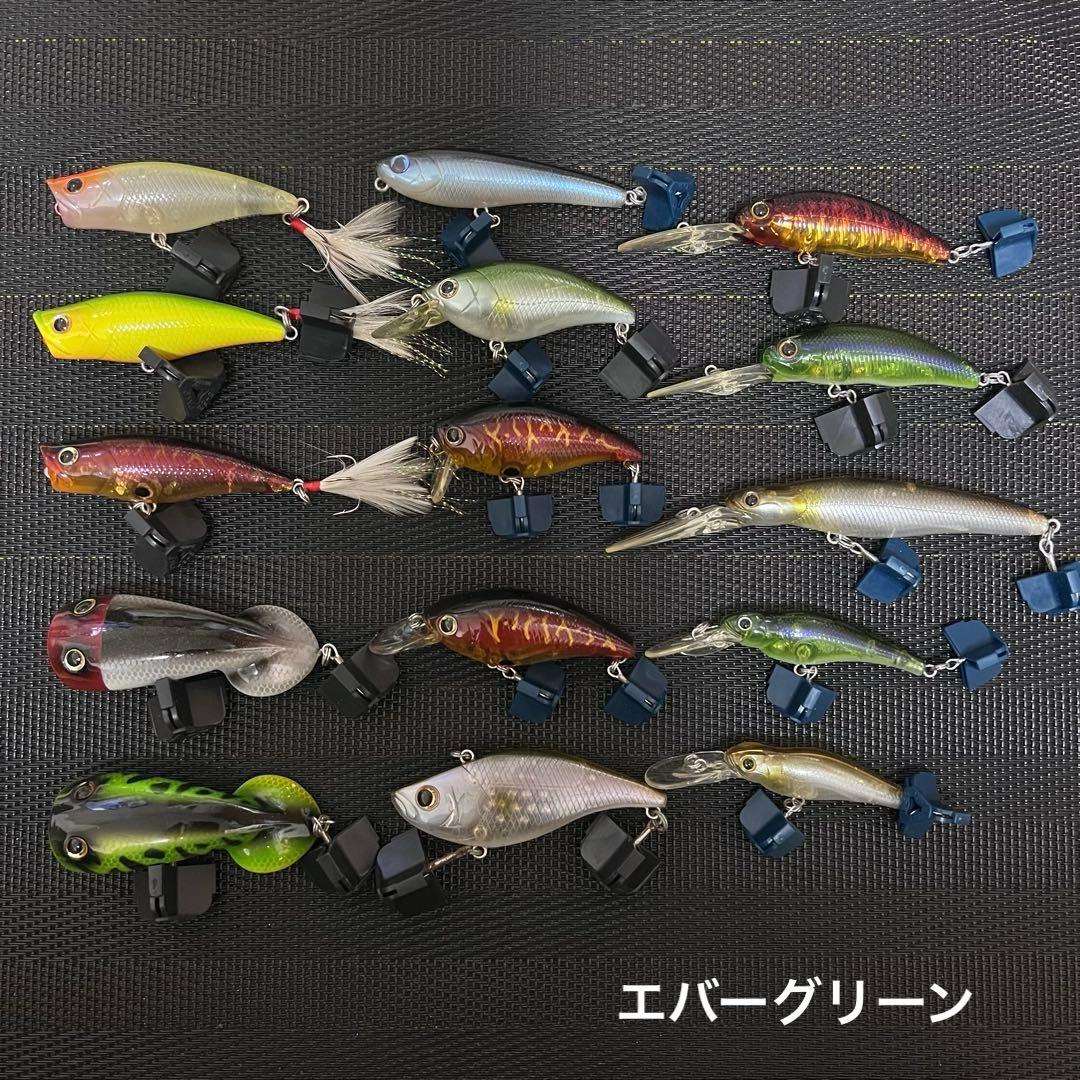 ブラックバスルアー 60個　ワイヤーベイト多数 プラスチックケースセット