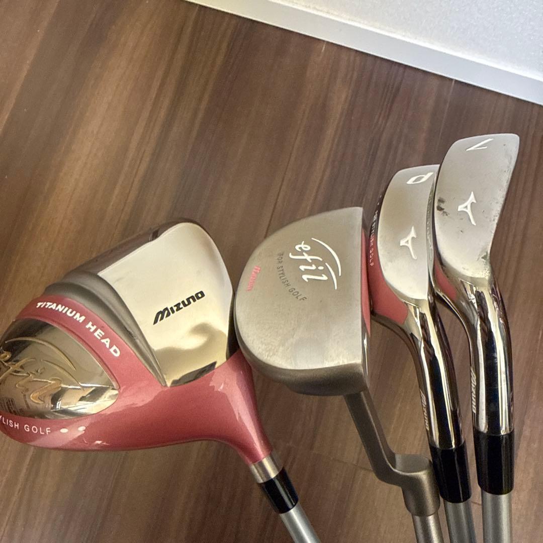 【極美品：初心者】MIZUNO efil 10本セット レディース Flex L