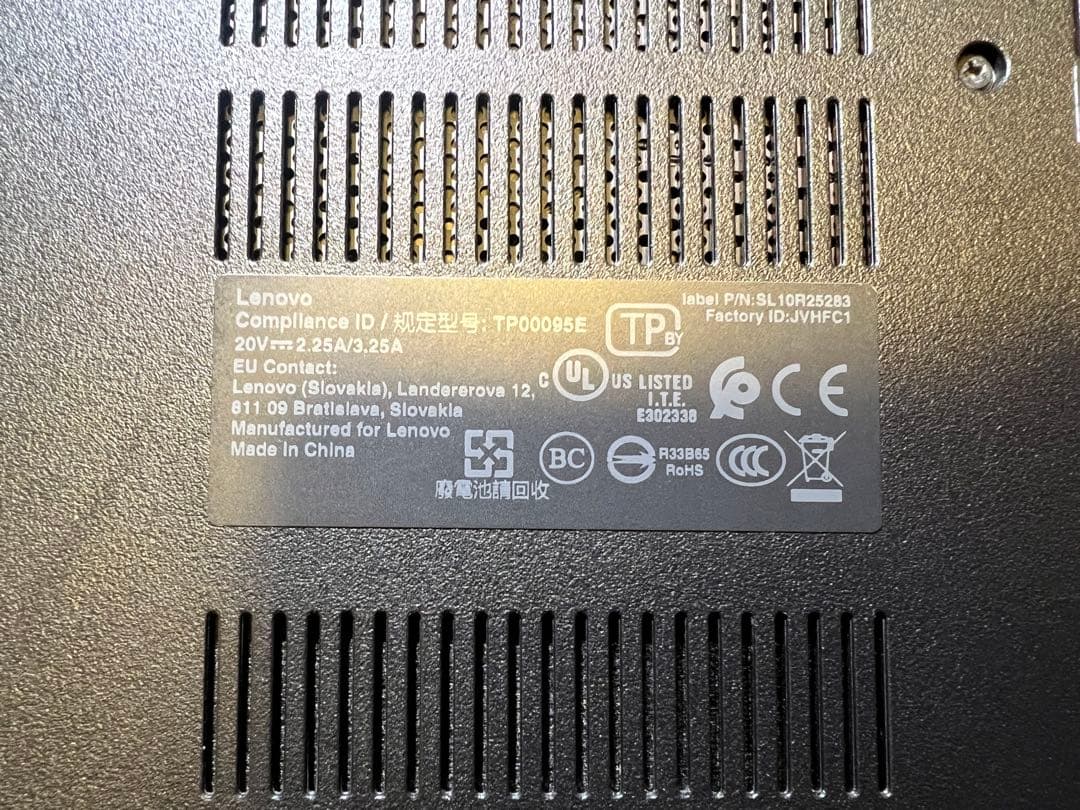 ThinkPad AMD Ryzen 5 3500U 15.6インチ