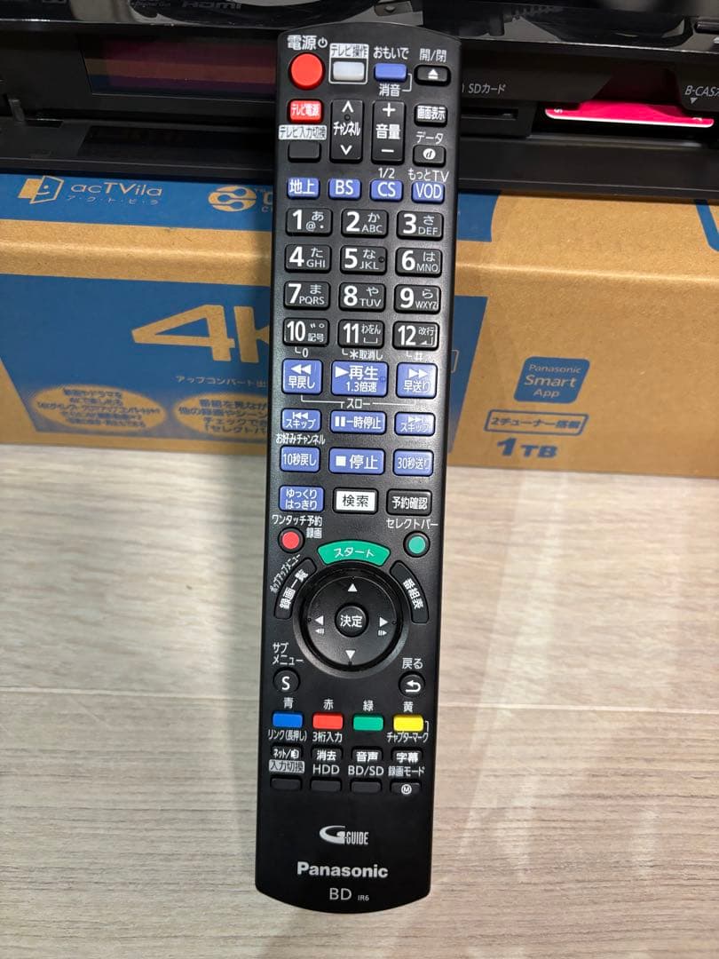 Panasonic DMR-BRW1000 4Kブルーレイレコーダー