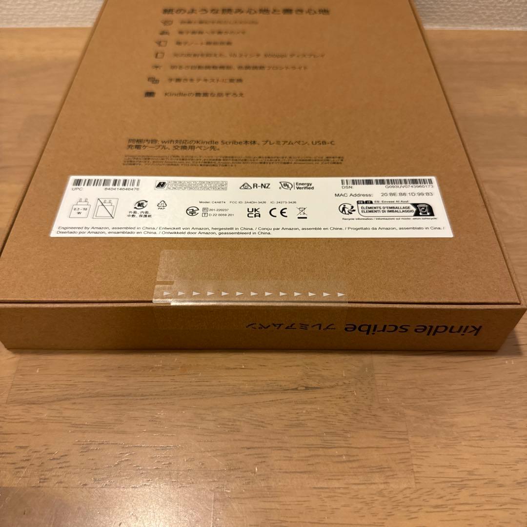 電子書籍リーダー本体 New KindleScribeNotebookDesign 10.2 16GB