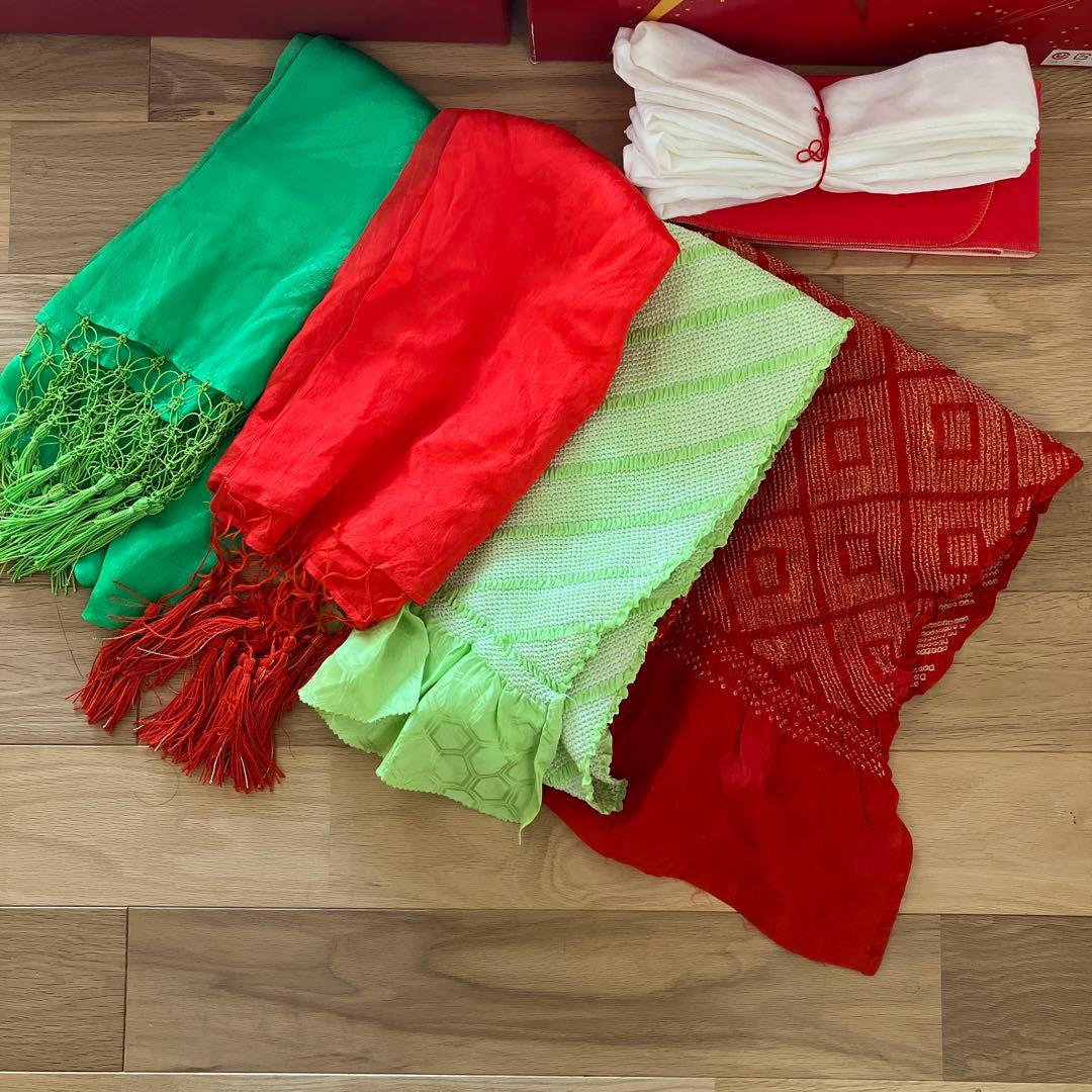 七五三　七歳　作り帯　はこせこセット