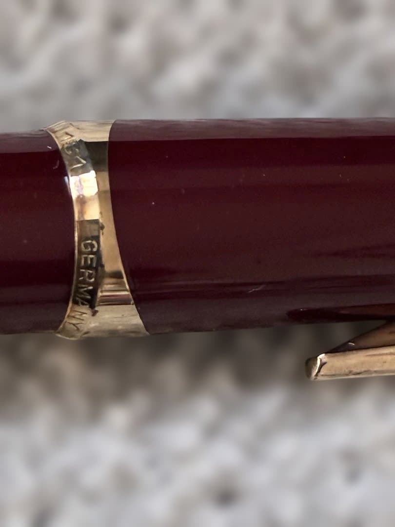 ◾️ボルドー 極美品◾️ モンブラン ◾️ ハンマートリガー式 ボールペン◾️希少品◾️