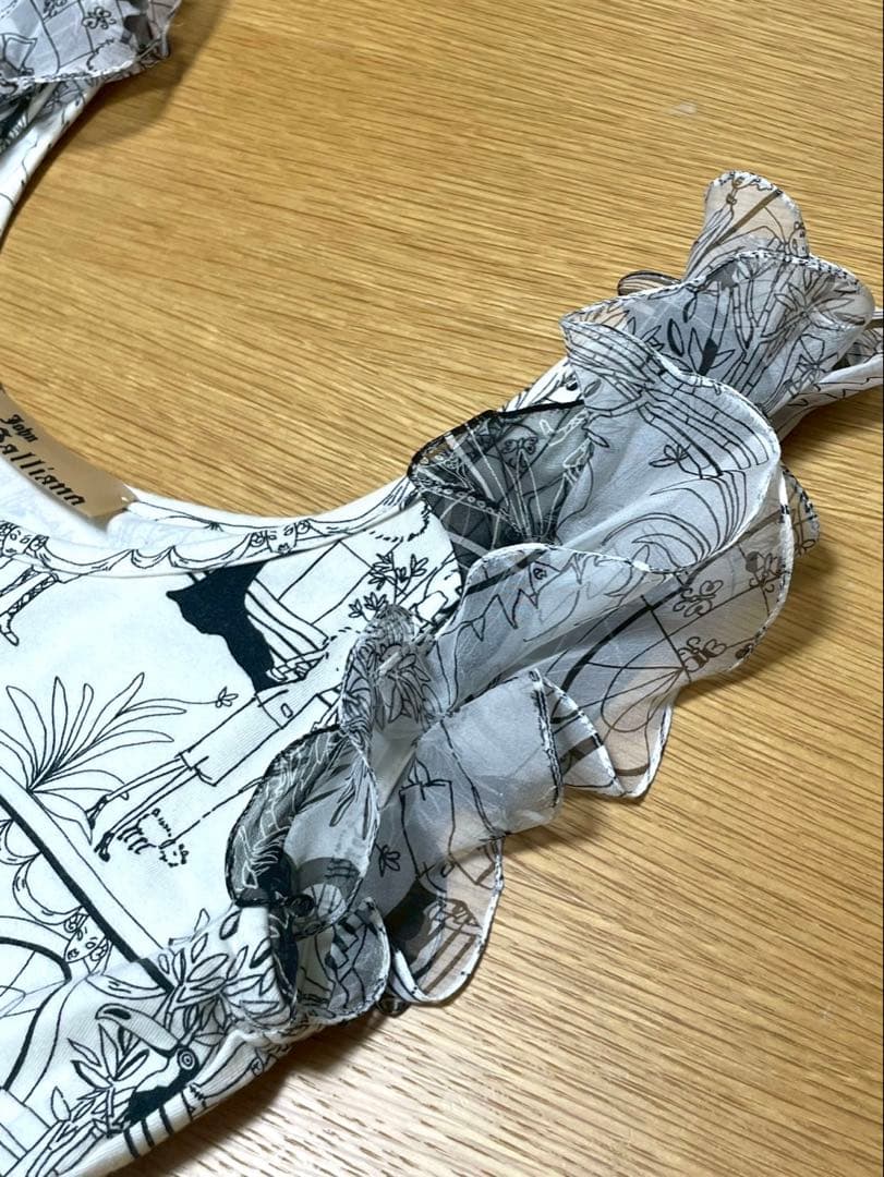 John Galliano ジョン ガリアーノ 　激レア　ノースリーブカットソー