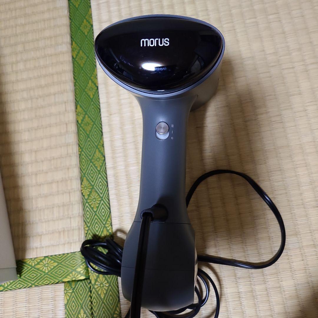 Morus V6 真空吸着式衣類スチーマー スチームアイロン グレー