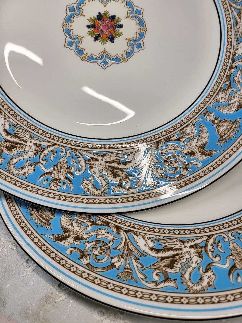 2枚✨未使用✨ウエッジウッド フロレンティーンターコイズ ディナープレート 大皿