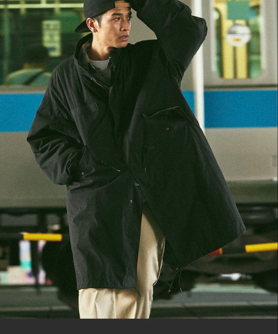 FREAK’S STOREフリークスストア モッズコート キルティングライナー黒