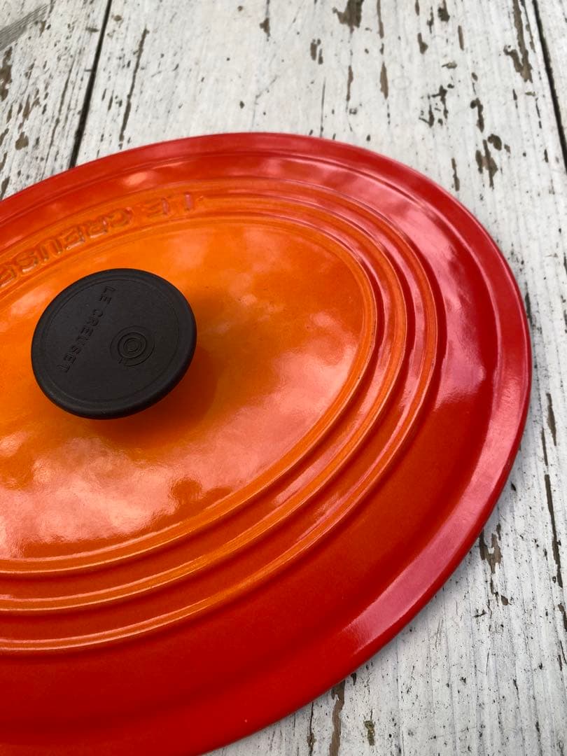 【美品】ルクルーゼ オーバルココット25 鋳物 ホーロー鍋 フランス製