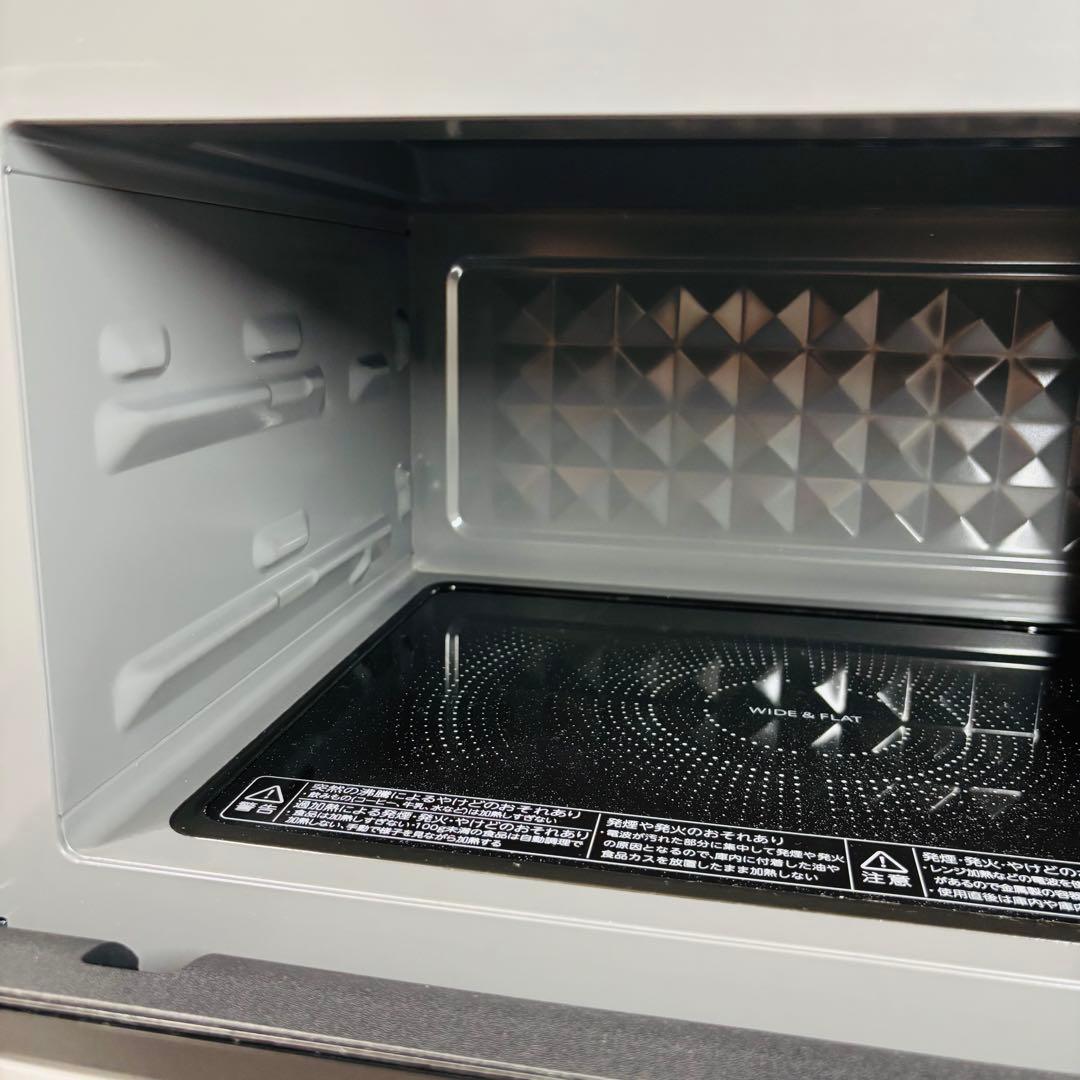 【庫内美品】 TOSHIBA 電子レンジ ER-VS23-K 21年製 フラット