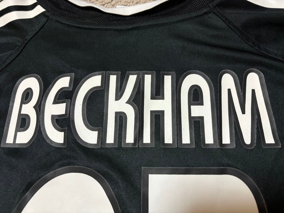 サッカー　 レアルマドリード　 ベッカム　 アディダス ユニフォーム