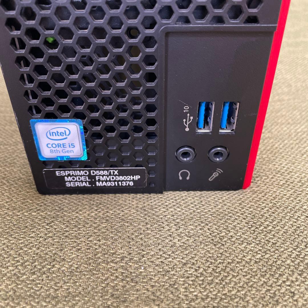 富士通 FMVD3802HP Corei5-8500 HDD500GB 16GB