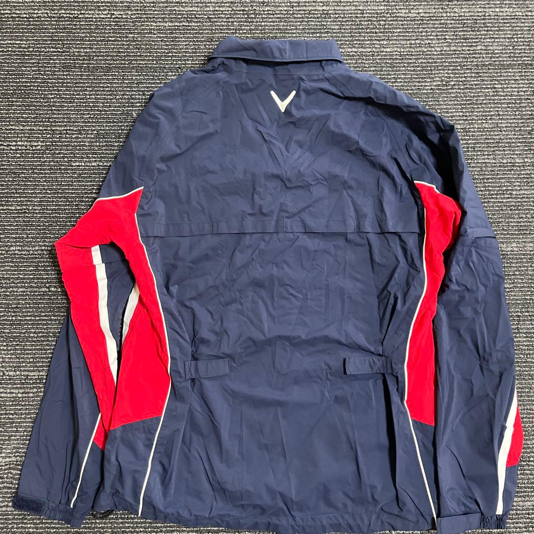 Callaway レインウェア Lサイズ ネイビー　キャロウェイキャップ付き