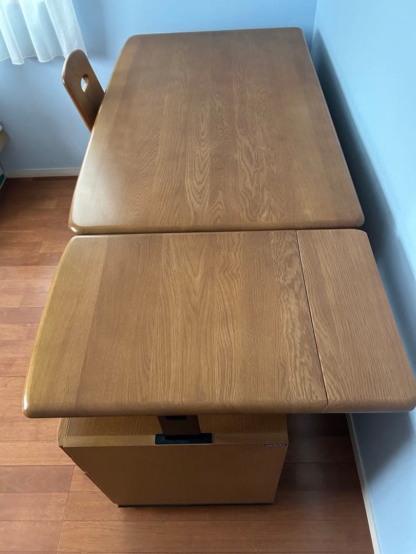 カリモク　学習机セット 4-2 袖机