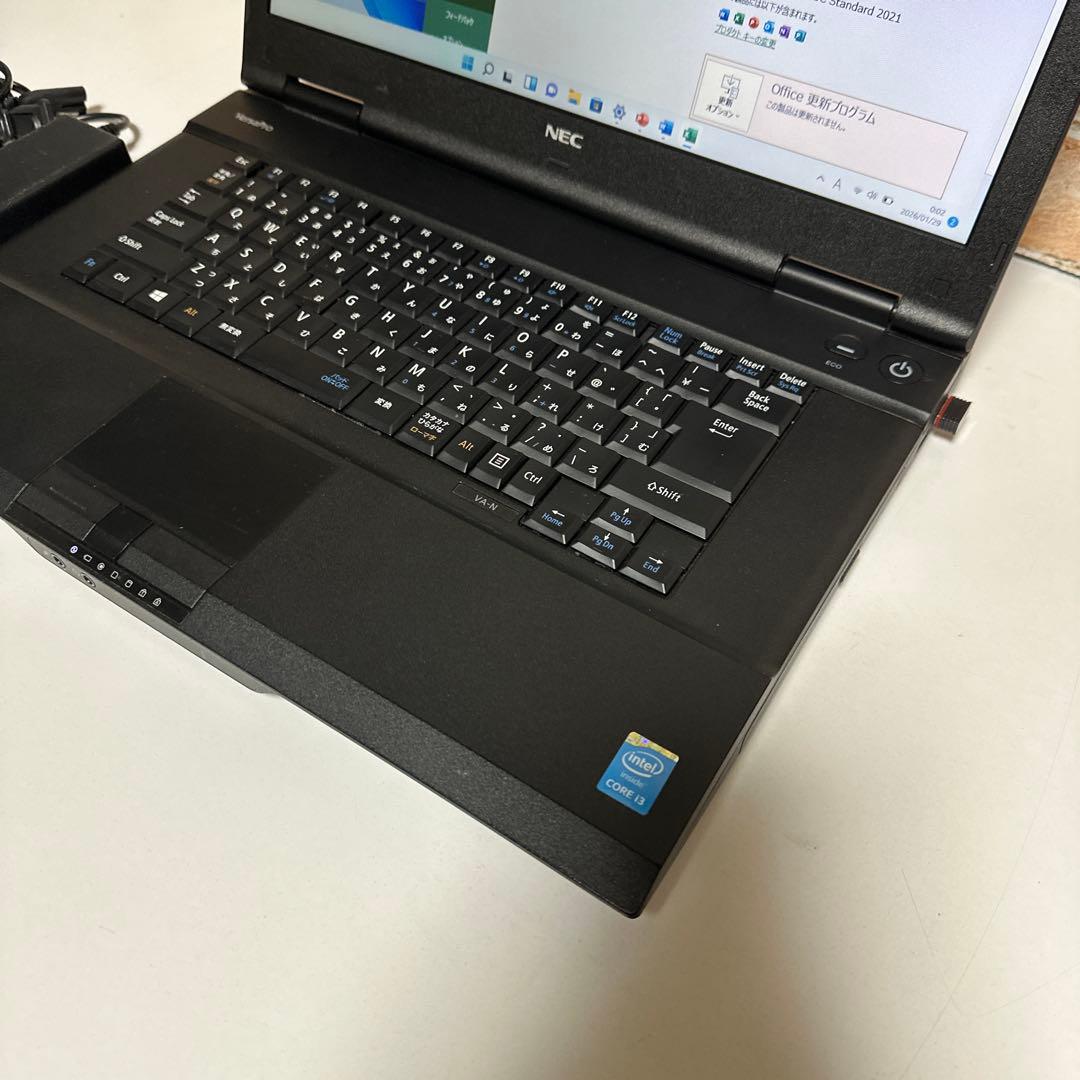 NECVersaproノートPC 高速起動SSD Windows11オフィス付き