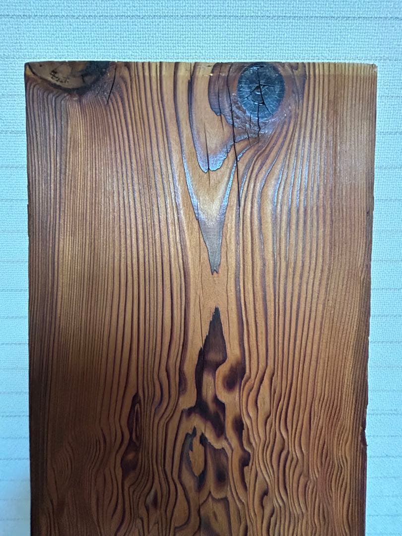 世界自然遺産　屋久島の屋久杉　高級　欄間板　２枚セット