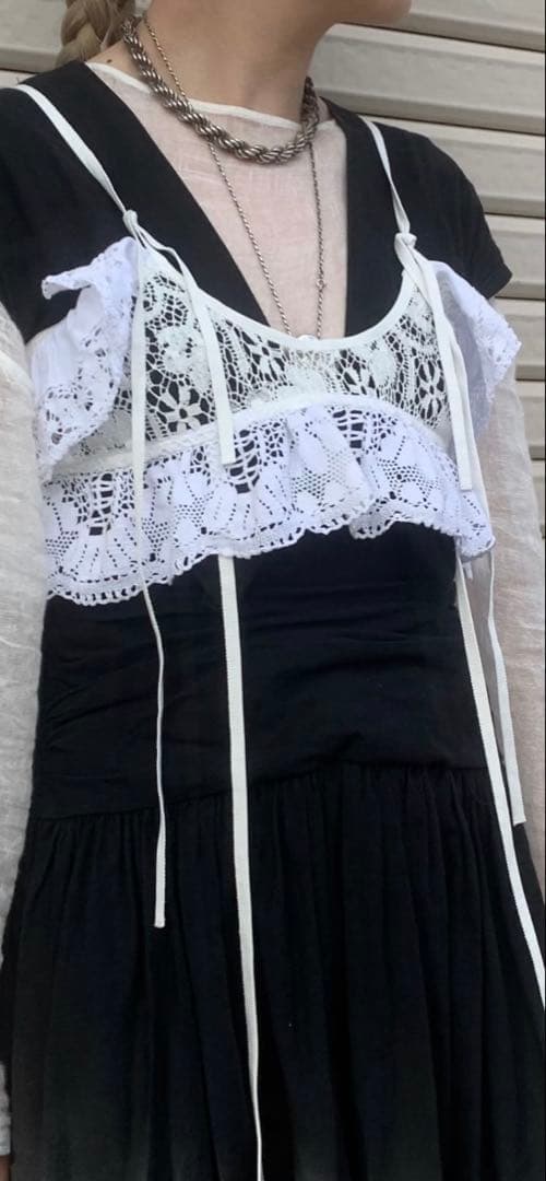 トップス malion vintage 4way lace camisole