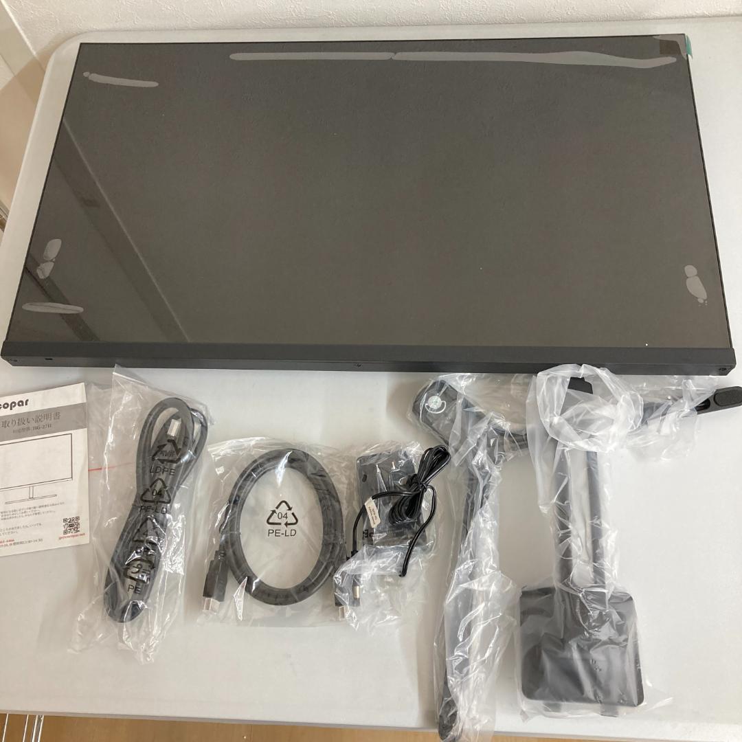 cocopar モニター 27インチ 180Hz HDMI2.0 DP1.4