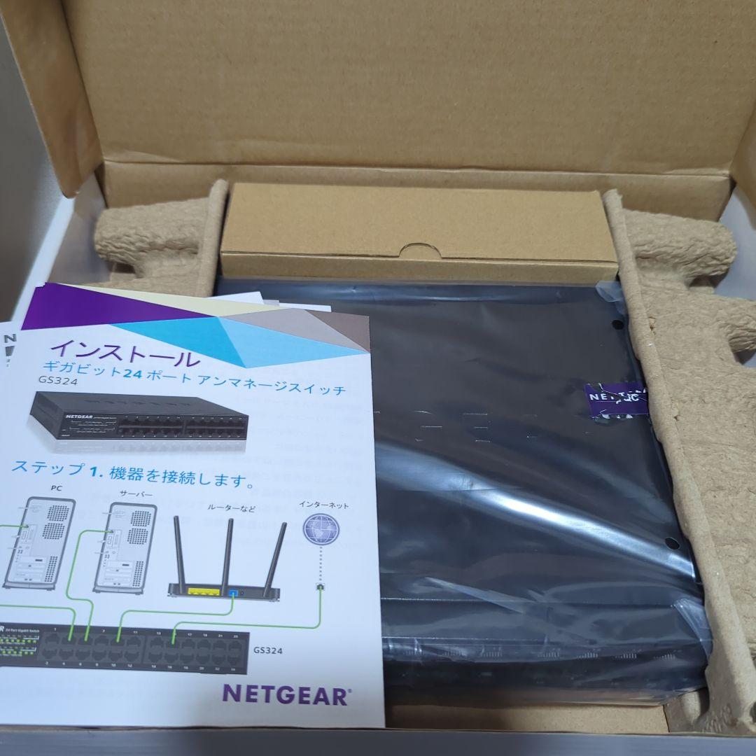 ネットギア スイッチングハブ 24ポート GS324-100JPS