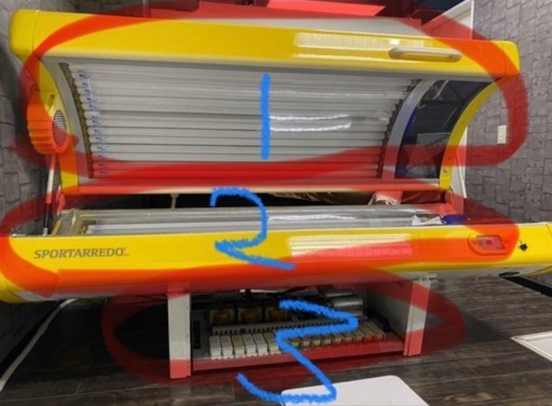 日焼けマシン　しっかり焼けます！