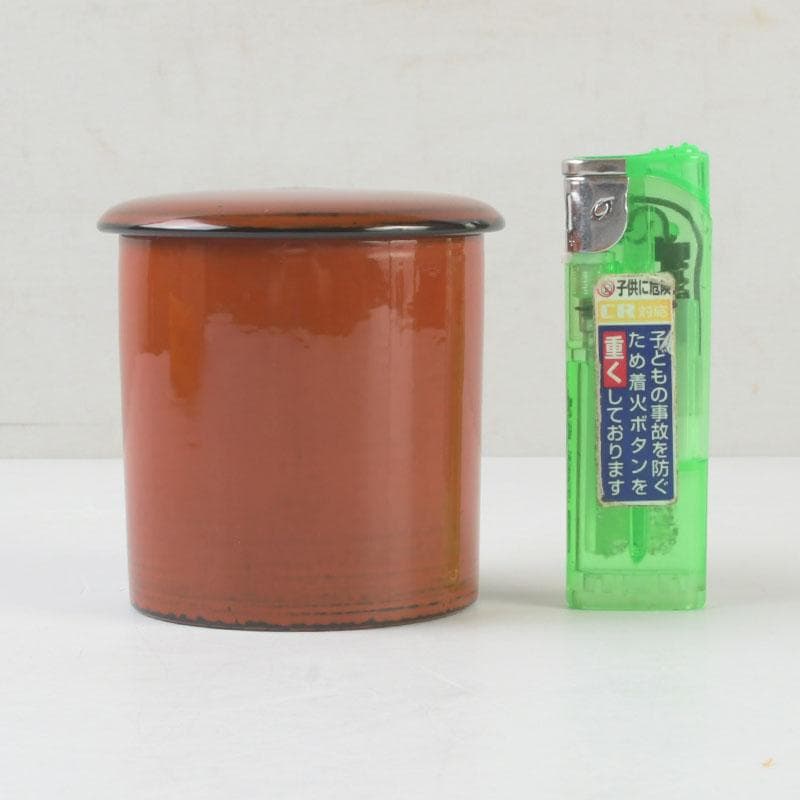 茶道具　中村湖彩作　根來塗　金輪寺　棗　共布共箱　V　9799